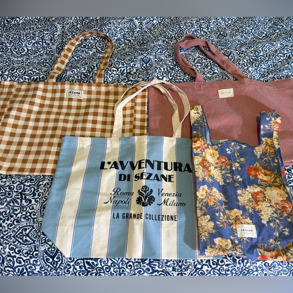 Sézane Tote Bag lot